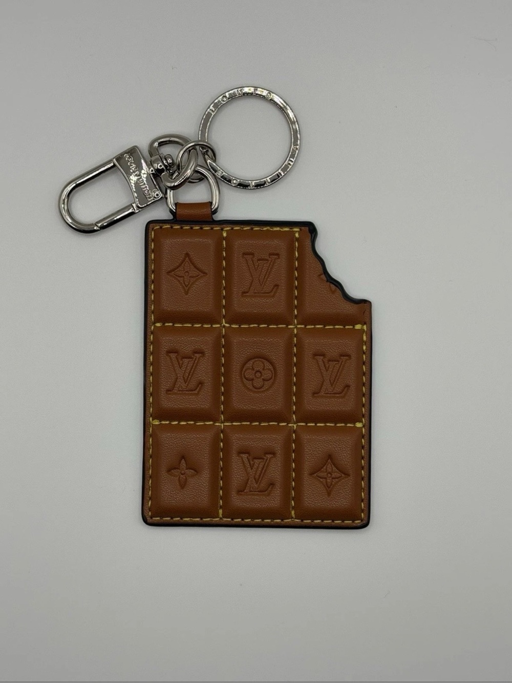 Louis Vuitton Tan Chocolate Bar Monogram Key Charm